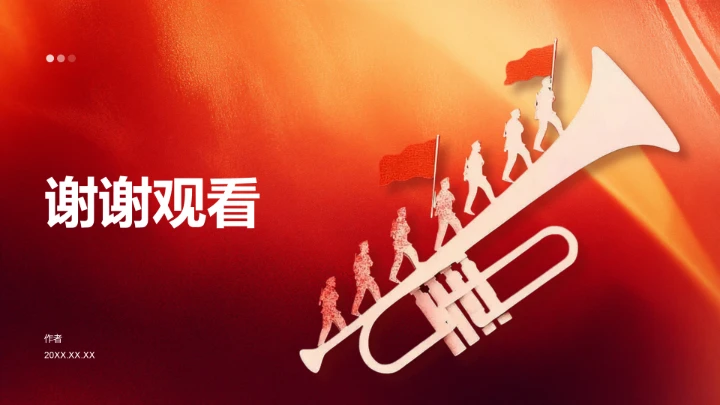 红军长征历史PPT模板