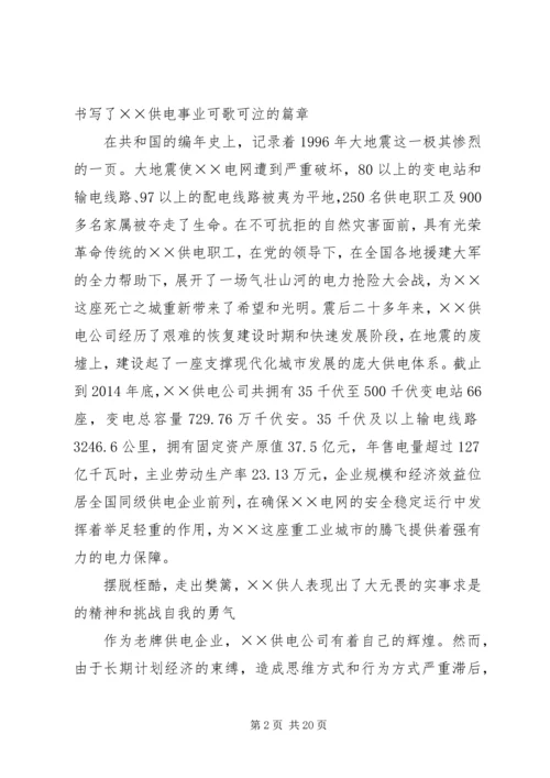 供电公司创建全国一流供电企业纪实 (7).docx