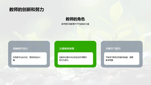 环保教育的实践与挑战