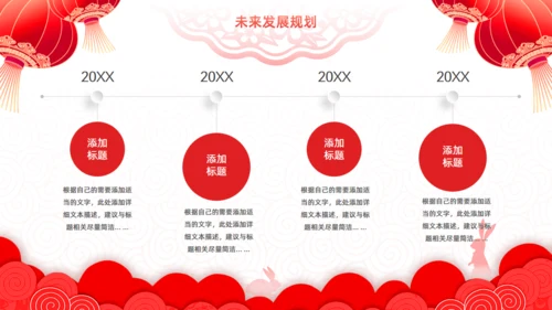 擂鼓春节风新年工作计划大鼓通用PPT模板