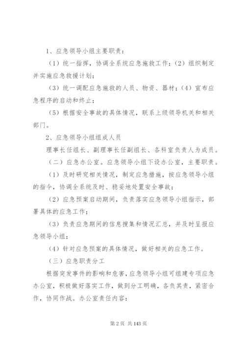 区残联处理各类突发事件应急预案.docx