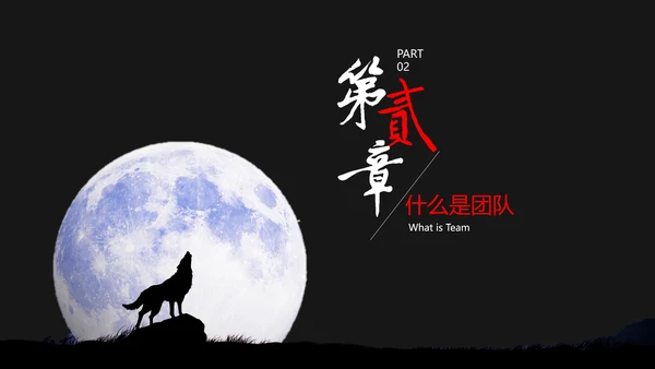 狼性文化教学企业团队培训PPT课件