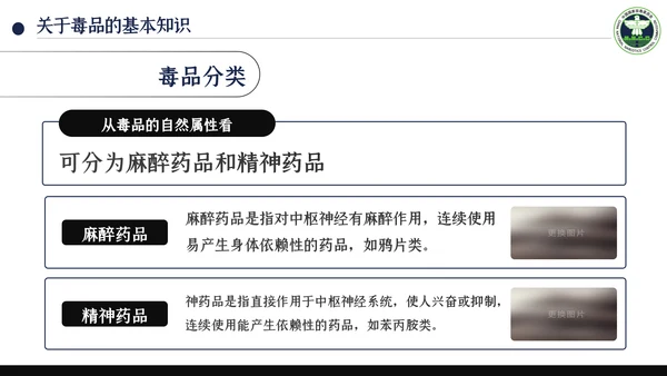国际禁毒日珍爱生命远离禁毒教育知识PPT模板