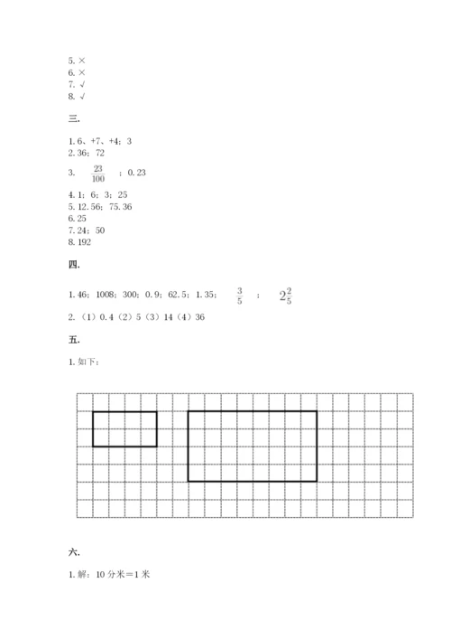 人教版六年级数学小升初试卷附答案（基础题）.docx