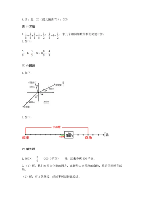 人教版六年级上册数学期中测试卷【易错题】.docx
