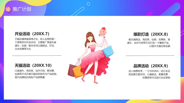 潮流感品牌天猫入驻电商运营计划通用PPT模板