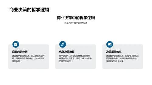 哲学逻辑教学PPT模板