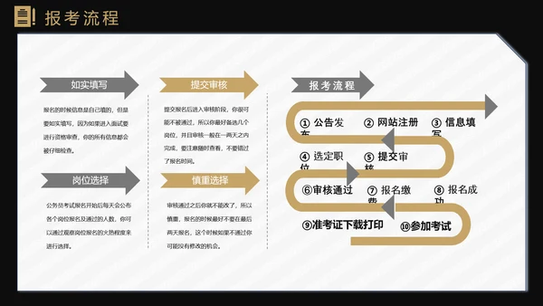 国考省考公务员上岸备考指南西装男PPT模板