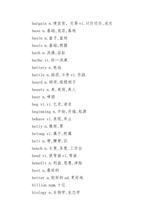 2022高考英语985个考试大纲核心词汇(建议收藏).docx