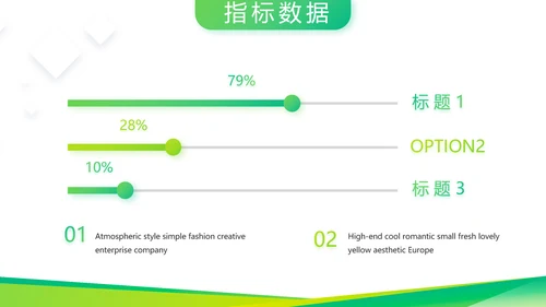 绿色大气企业公司宣传简介介绍动态PPT模板