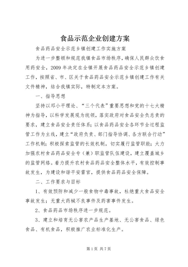 食品示范企业创建方案 (2).docx