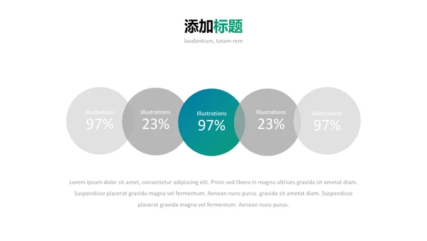 现代渐变绿创意风格公司简介商务PPT模板