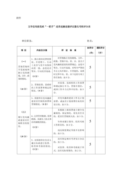 述责述廉述德评分表格.docx