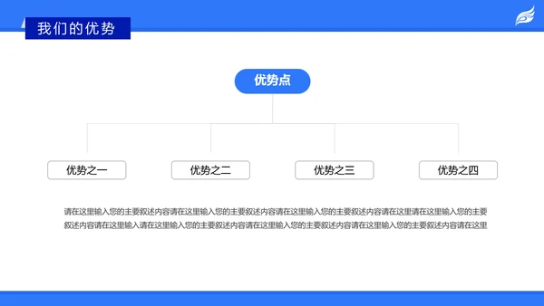 蓝色创意大气商业计划书PPT模板