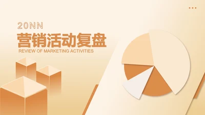 黄色扁平风活动数据营销活动复盘方案PPT模板