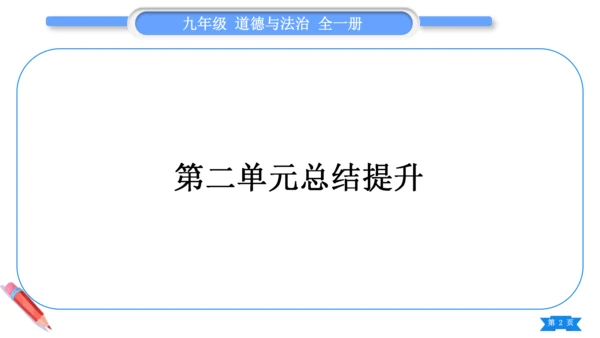 【掌控课堂-道法九下同步作业】第二单元 世界舞台上的中国 总结提升 (课件版)