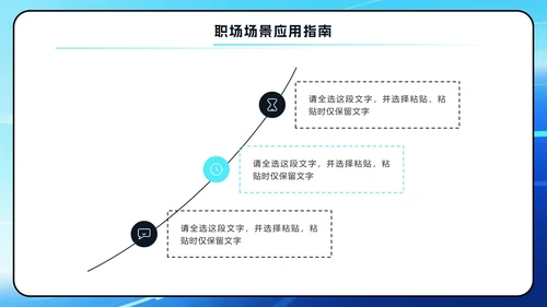 蓝色科技风DeekSeep使用技巧PPT模板