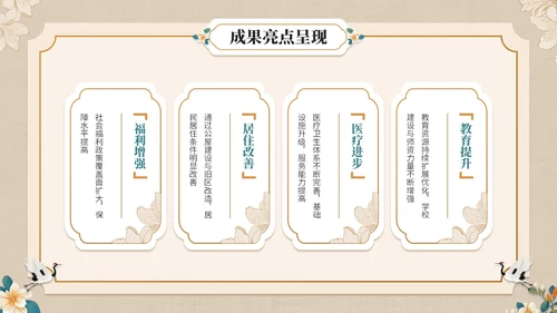 青橙双色中国风纪念香港回归周年活动PPT模板