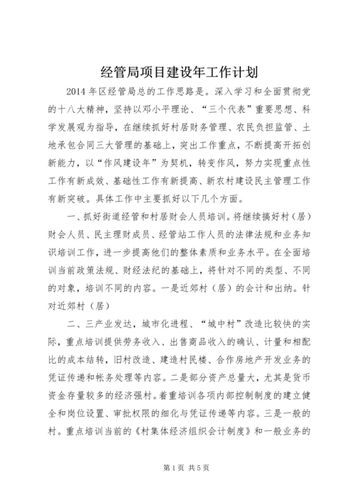 经管局项目建设年工作计划.docx