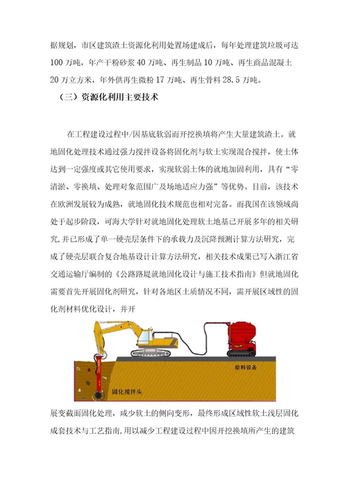 建筑垃圾资源化利用调研报告
