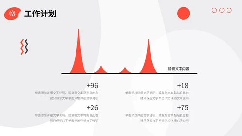 红黑色孟菲斯几何图形线条色块入职自我介绍个人简历PPT