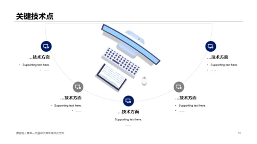 蓝色论文毕业答辩开题报告PPT案例