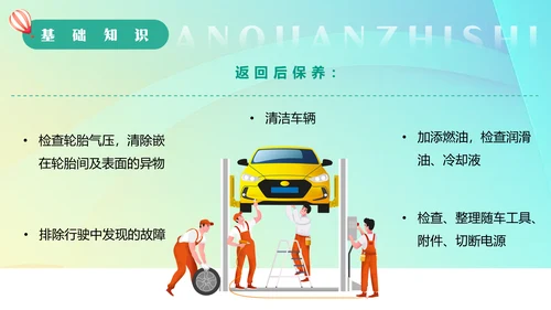 驾驶员开车安全知识培训课件通用PPT模板