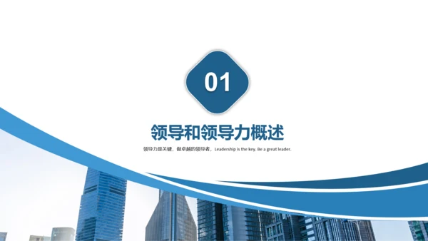 公司团队建设员工领导力管理培训PPT模板