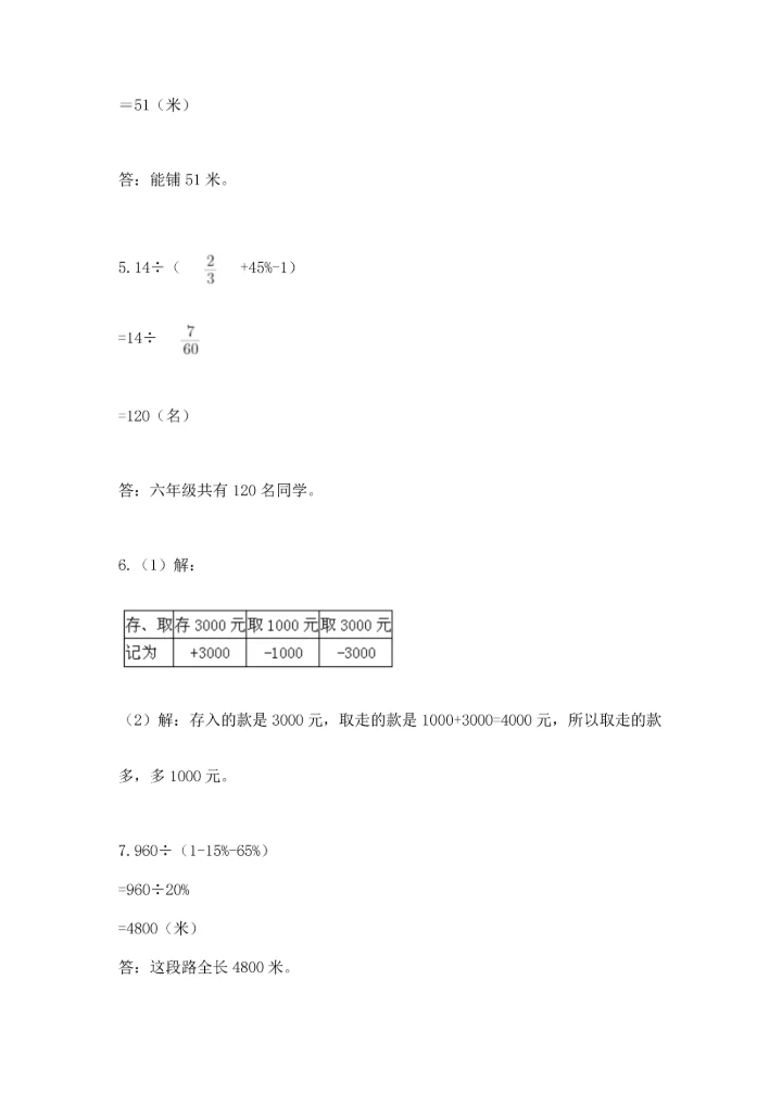 六年级小升初数学应用题50道【历年真题】.docx