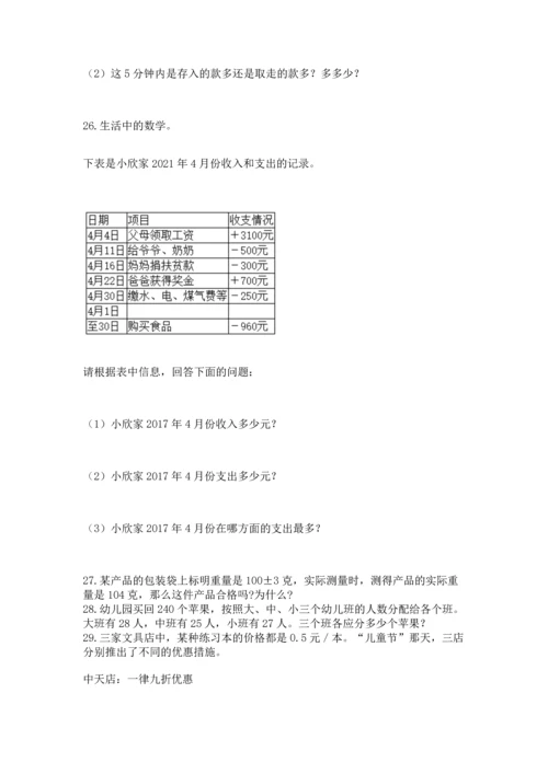 六年级小升初数学解决问题50道带答案（达标题）.docx