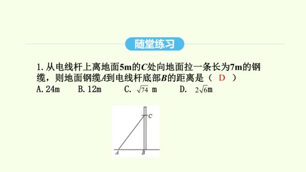 17.1.2勾股定理的应用课件（共40张PPT） 2025年春人教版数学八年级下册