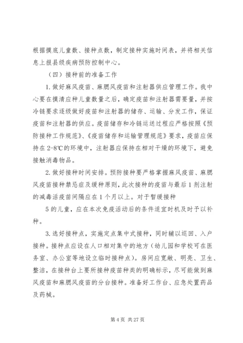 麻疹类疫苗实施方案和领导小组.docx