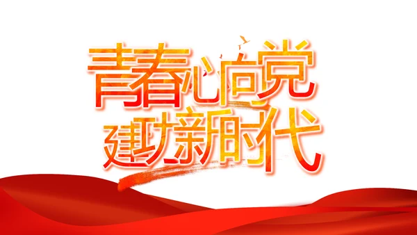 红色党建党支部工作总结汇报计划PPT党课