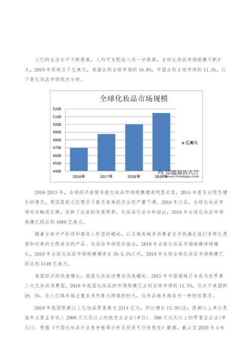 化妆品市场现状-产业报告.docx