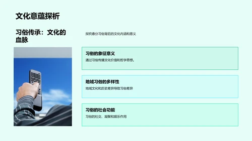 新媒体传播春分文化PPT模板
