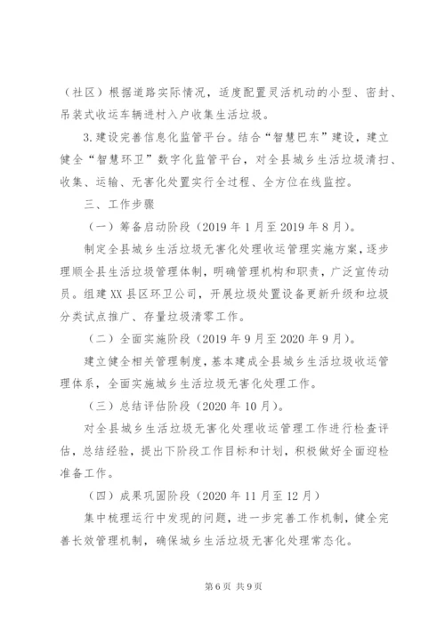 县城乡生活垃圾无害化处理收运管理实施方案.docx