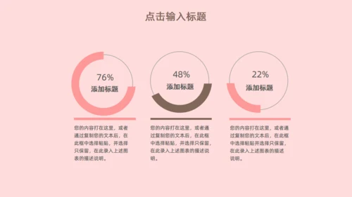 卡通粉色少女宠物生活馆宣传通用PPT模板
