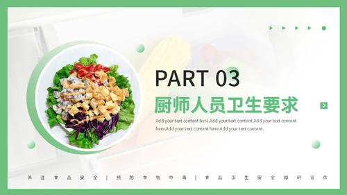 学校食堂食品安全卫生知识培训通用PPT课件