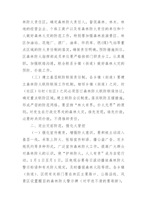 社区森林防火应急预案.docx