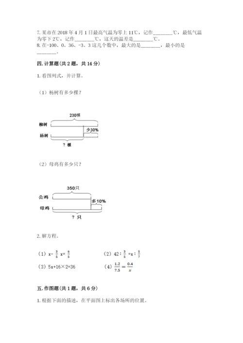 如皋市六年级下册数学期末测试卷1套.docx