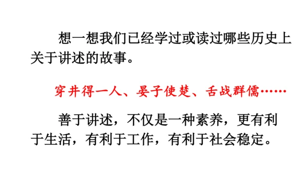 部编版八年级语文上册第1单元 口语交际 讲述 课件(共21张PPT)