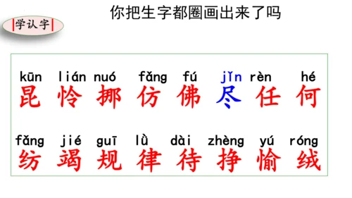 统编版语文二年级下册第七单元复习（课件）