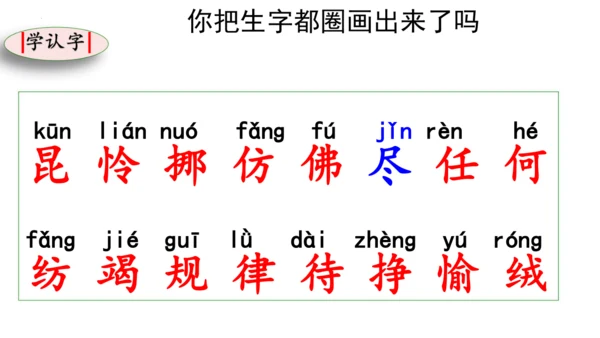 统编版语文二年级下册第七单元复习（课件）