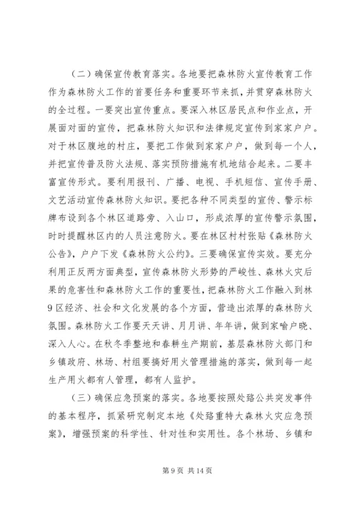 刘满仓副省长在全省森林防火工作会议上的讲话5篇.docx