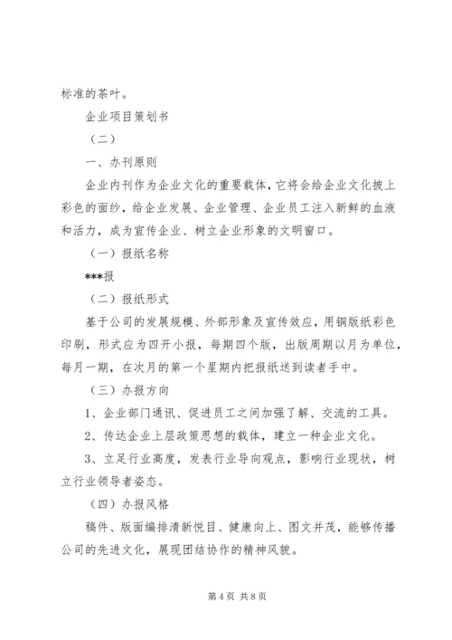 企业项目策划书 (2).docx