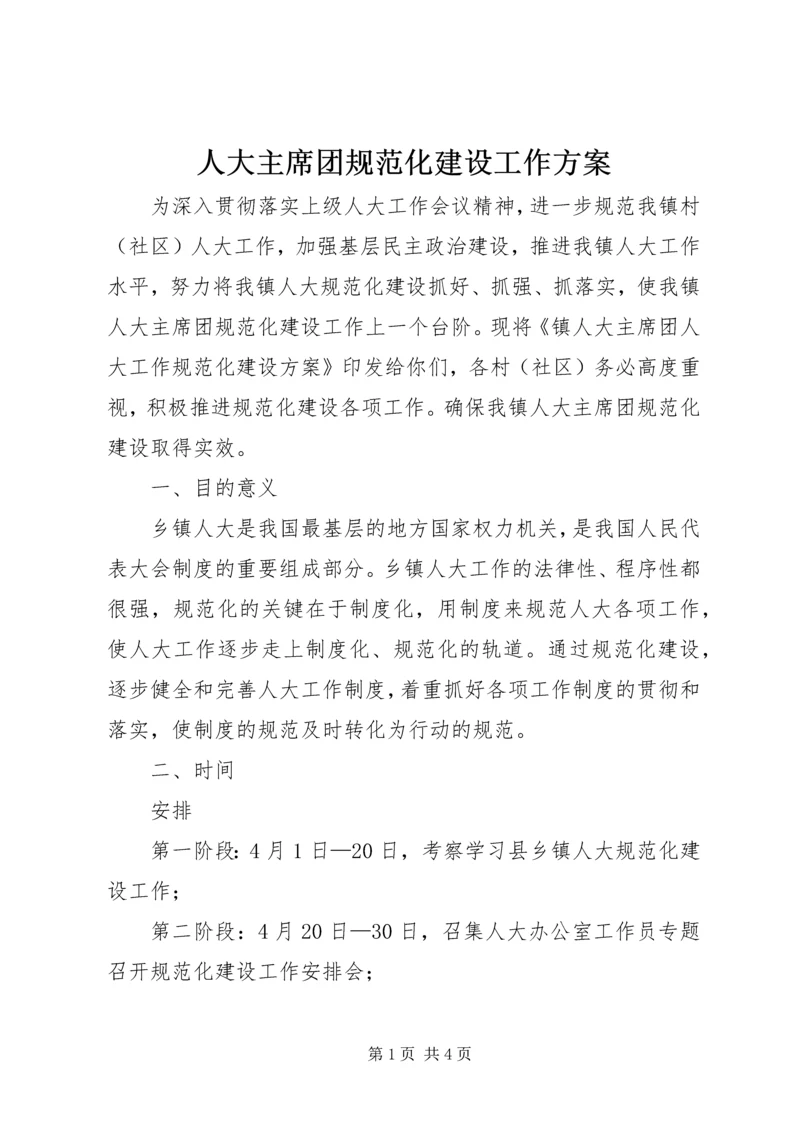 人大主席团规范化建设工作方案.docx