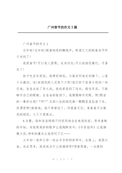 广州春节的作文5篇.docx