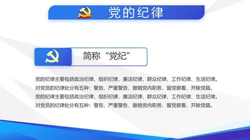 蓝色大气党支部党建学习教育活动动态PPT模板