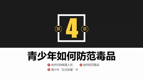 全民禁毒健康生活通用PPT模板