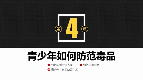 全民禁毒健康生活通用PPT模板